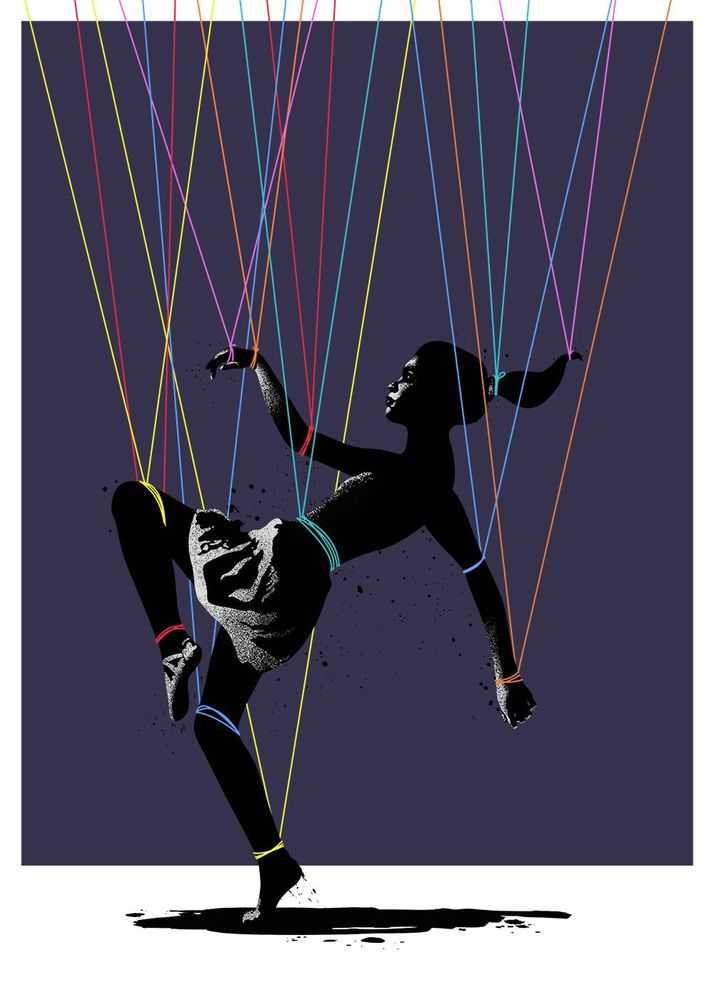 Eelus, ‘Trip The Light Fantastic’, 18-02-2017, Print, 9 colour screen print on Somerset Satin 400gsm, Self-released, Numbered