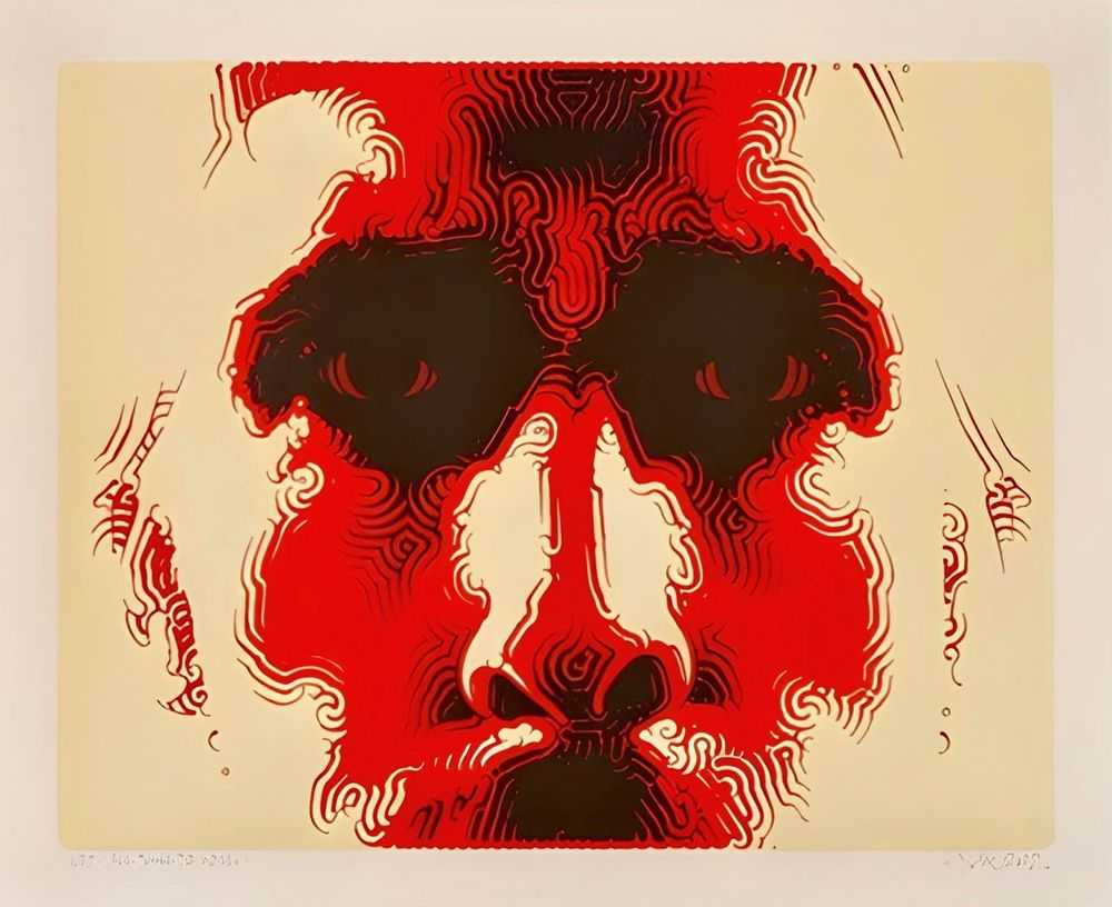 El Mac, ‘All Shall Be Well’, 23-02-2022, Print, Screen Print, Self Released, Numbered