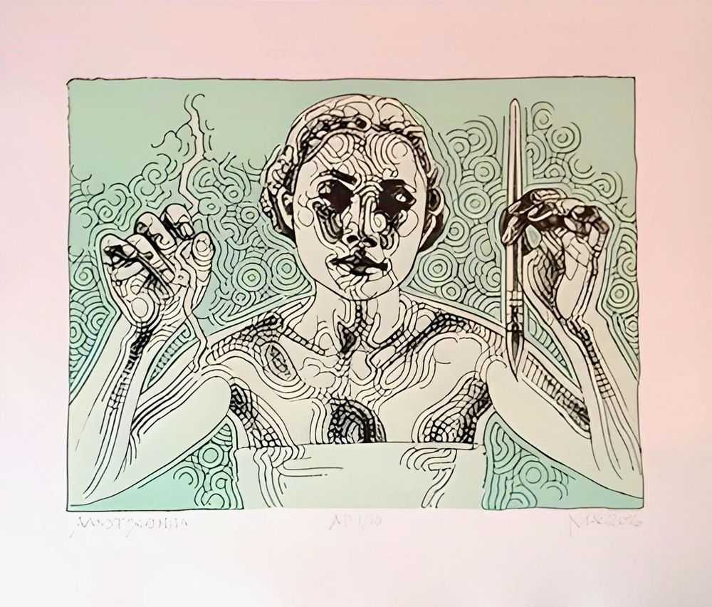 El Mac, ‘Ars Et Scientia’, 17-05-2016, Print, Linocut, Mesa Contemporary Arts Museum, Numbered