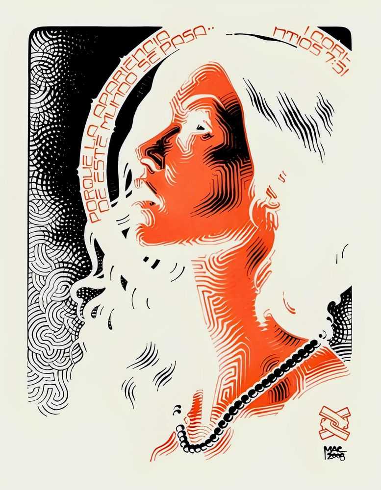 El Mac, ‘Ollin’, 10-03-2008, Print, Screen Print, Self Released, Numbered