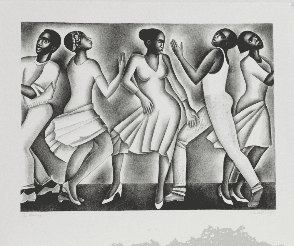 Elizabeth Catlett, ‘Dancing’, 2003, Print, Lithograph, null, Numbered