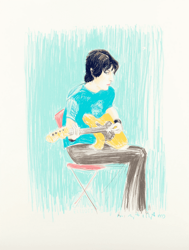 Elizabeth Peyton, ‘Elliott’, 1999, Print, Lithograph in colors, on Somerset Satin paper, with full margins, Derrière l’Etoile Studios, Numbered