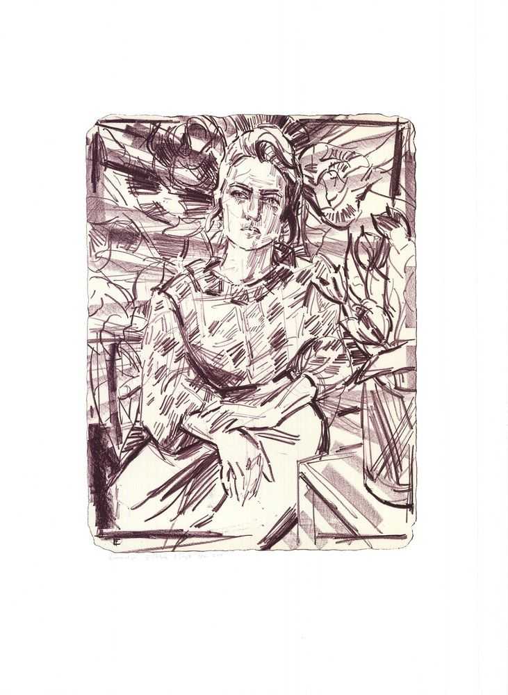 Elizabeth Peyton, ‘Emmelyn Butterfield-Rosen’, 2014, Print, Lithograph, null, Numbered