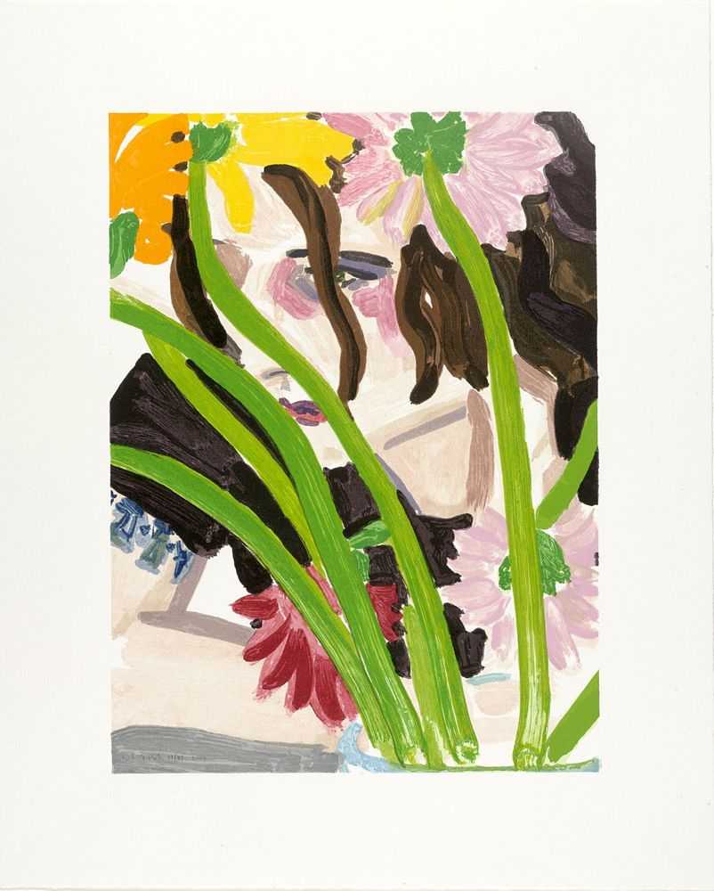 Elizabeth Peyton, ‘Flowers Ben’, 2003, Print, 95 color hand printed ukiyo-e woodcut, Derrière l’Etoile Studios, Numbered