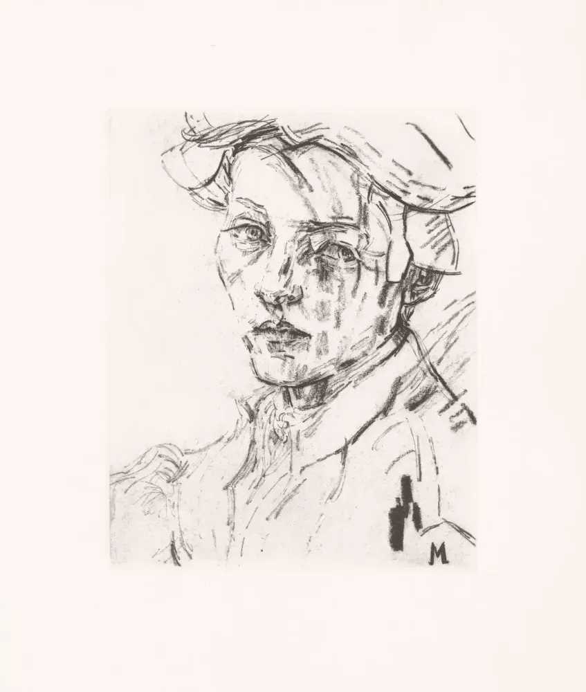 Elizabeth Peyton, ‘Michelangelo’, 2018, Print, Softground etching with sepia ink, null, 