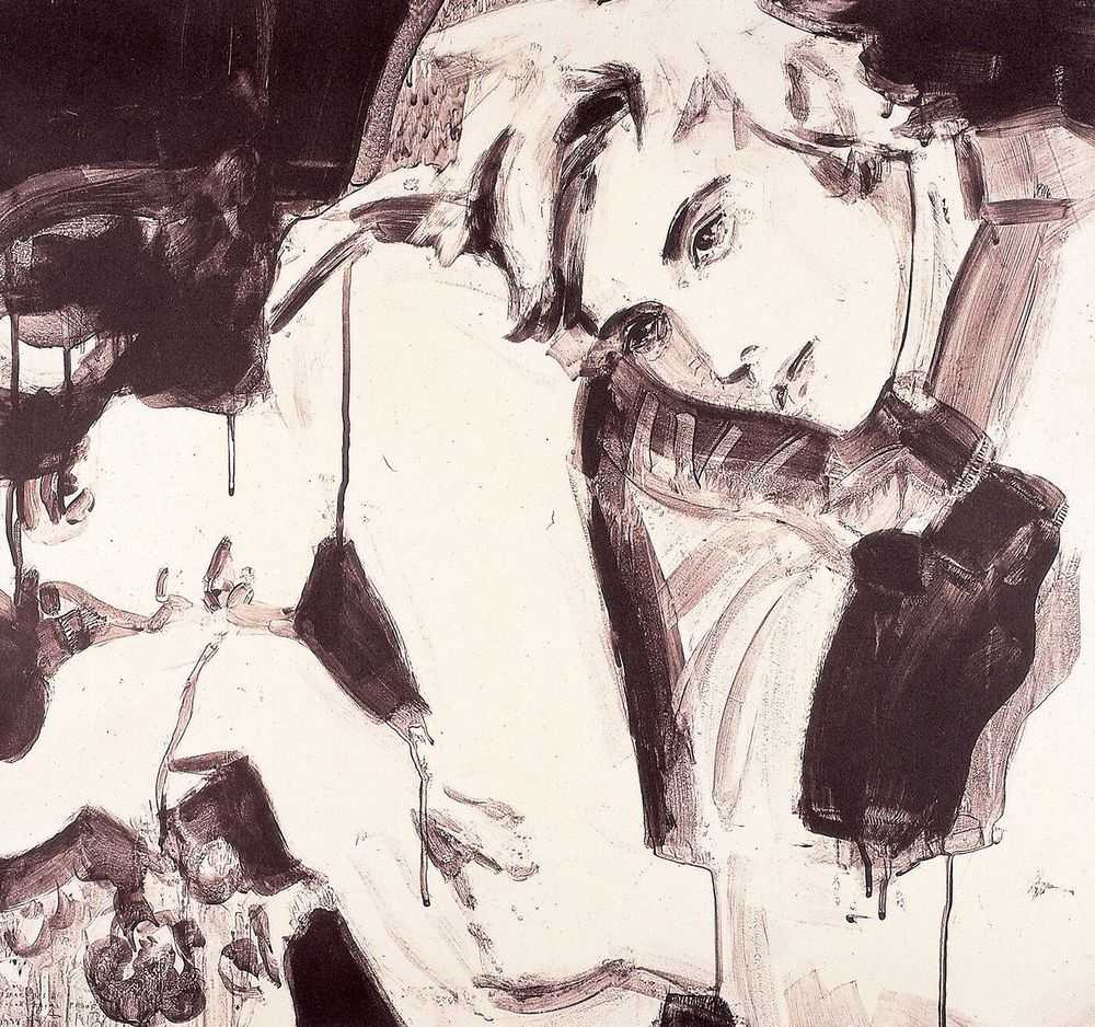 Elizabeth Peyton, ‘Oscar and Bosie’, 1998, Print, Two-color lithograph with pearlescent dust on hand-tinted Somerset Satin paper, Derrière l’Etoile Studios, Numbered