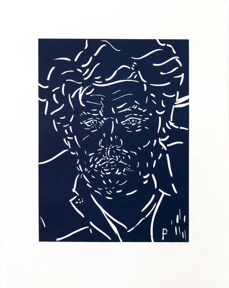 Elizabeth Peyton, ‘Peter’, 2018, Print, Linocut on paper, null, Numbered