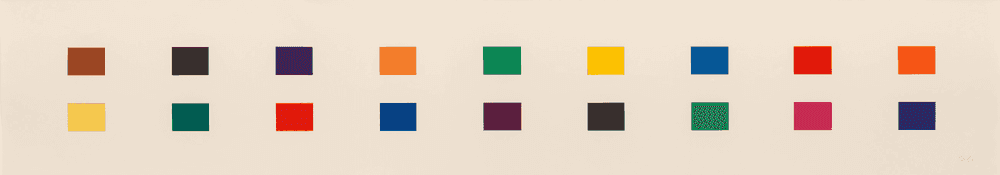 Ellsworth Kelly, ‘18 Colors (Cincinnati)’, 1982, Print, Lithograph, Gemini, G.E.L., Numbered