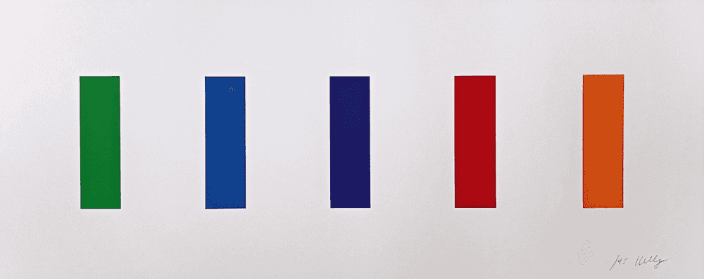 Ellsworth Kelly, ‘Color Panels’, 2011, Print, 5-color lithograph, Gemini G.E.L., Numbered