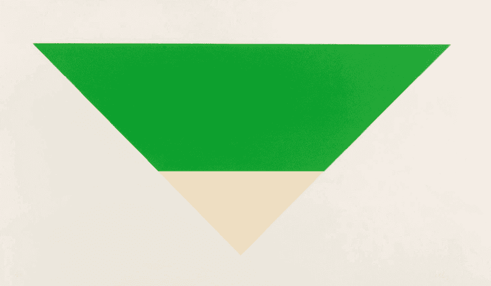 Ellsworth Kelly, ‘Green-White’, 1971, Print, Lithograph, null, Numbered