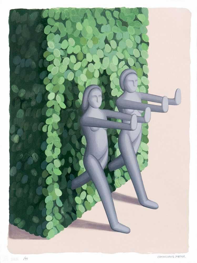 Emily Ludwig Shaffer, ‘The No-No Dance’, 2022, Print, 24-color lithograph printed with Marinoni lithographic press, hand cut, JRP Next, Numbered