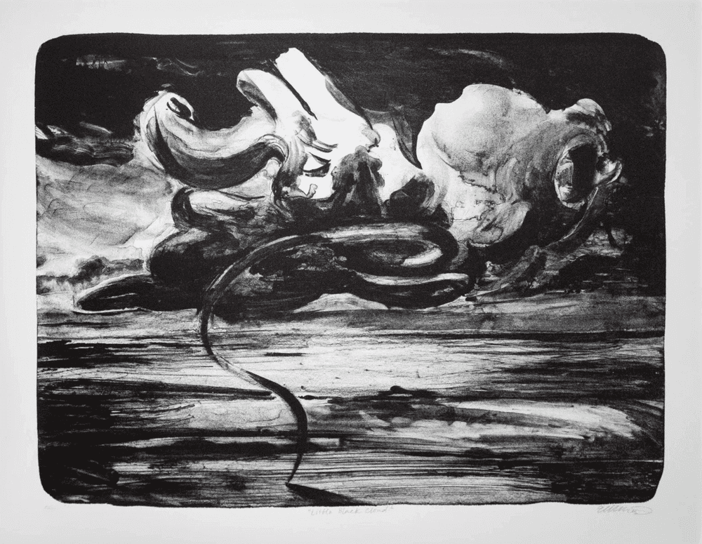 Emma Webster, ‘Little Black Cloud’, 2021, Print, Lithography, null, Numbered