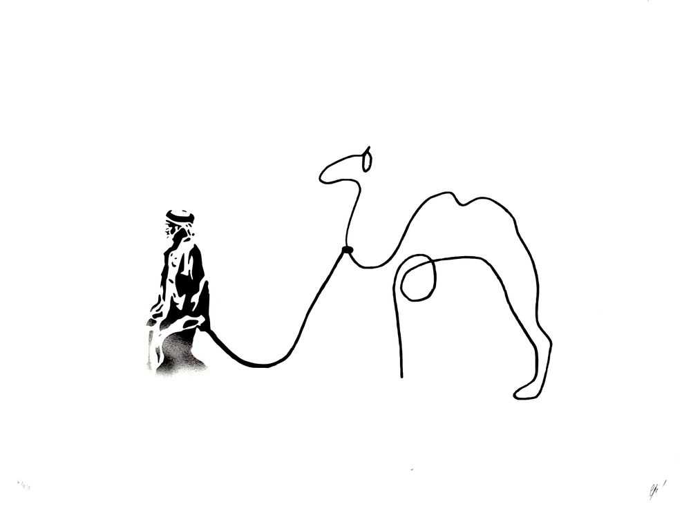 Epi, ‘Epicasso’, 2022, Print, Original spray paint on heavy archival paper, Baldwin Contemporary, Numbered, Handfinished