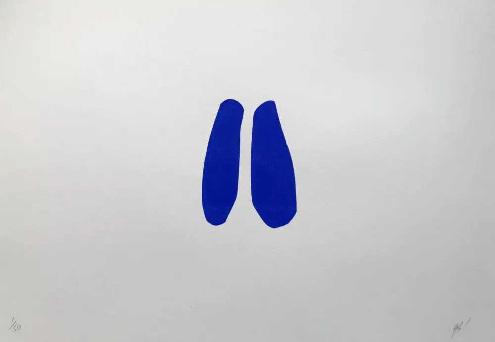 Epi, ‘La Plage’, 2023, Print, Silkscreen hand printed on 350gsm cold-pressed watercolour paper, Dovehouse Studios, Numbered, Dated