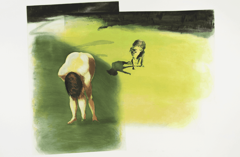 Eric Fischl, ‘Dog’, 1989, Print, Aquatint etching on wove paper, Parasol Press, Numbered, Dated