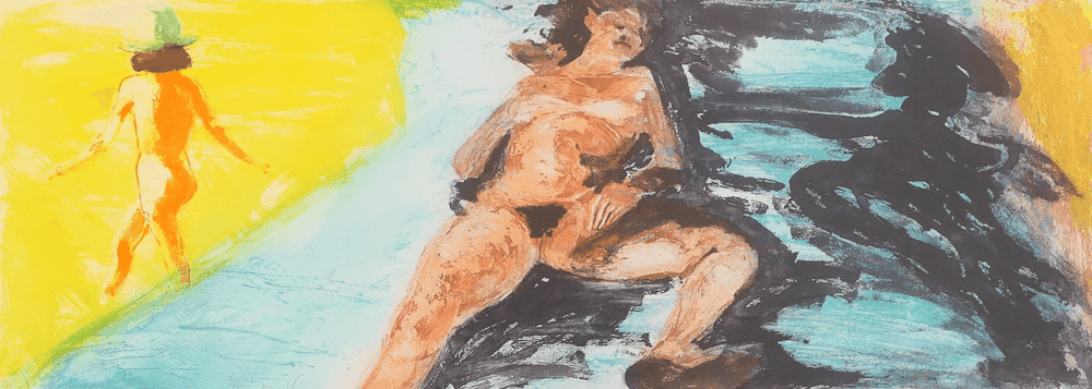 Eric Fischl, ‘Nude’, 1985, Print, Etching and Aquatint on paper, Peter Blum, Numbered