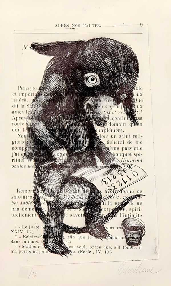 Ericailcane, ‘Amadeo’, 11-11-2010, Print, Etching, Fifty24SF, 