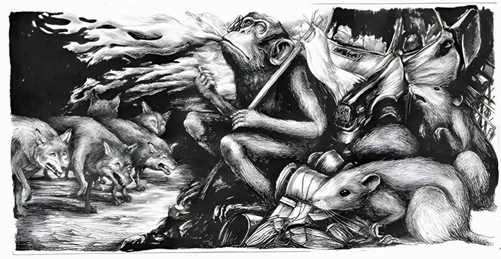 Ericailcane, ‘Lupo’, 26-07-2014, Print, Screen Print, Winterlong, 