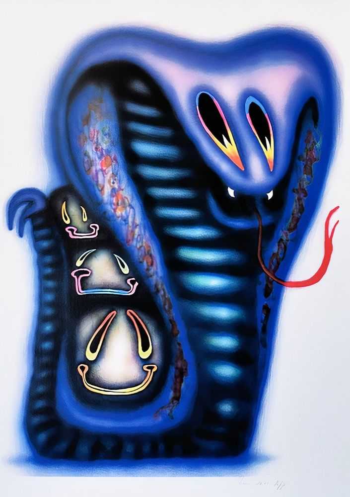 Erik Foss, ‘No One Rides For Free’, 15-04-2021, Print, 19 Layer screenprint on Somerset Velvet Paper, Moosey Art, Numbered
