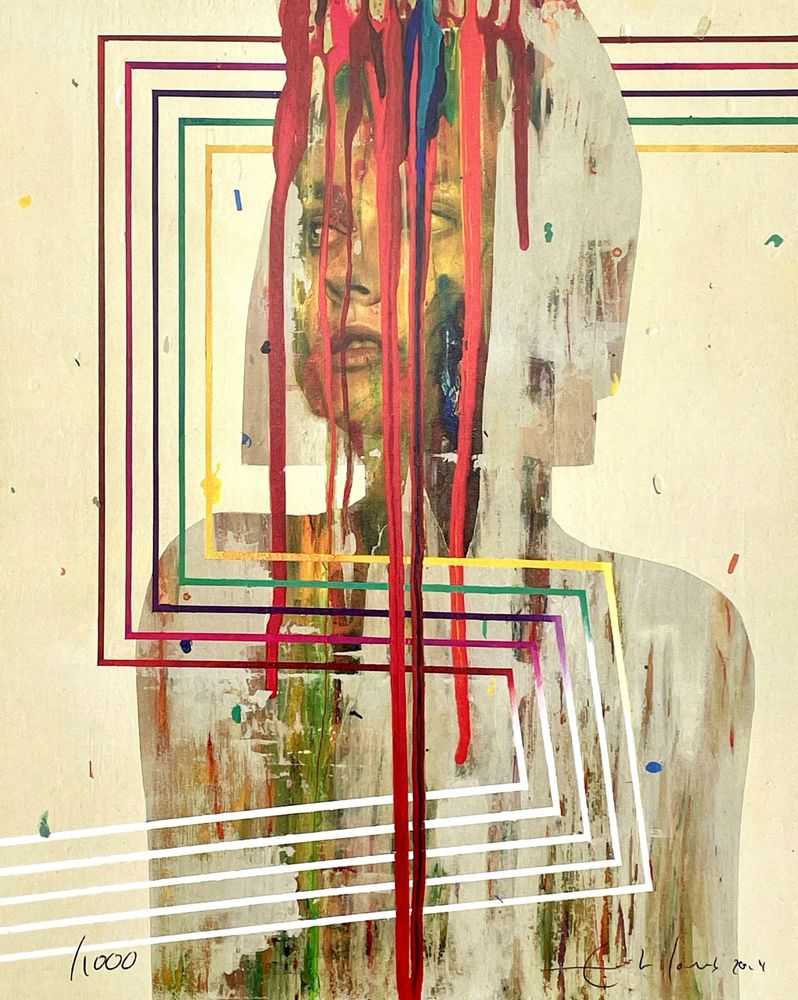 Erik Jones, ‘IM-08’, 2014, Print, Offset lithograph print on smooth glossy cardstock. Double sided with print title and artist logo on reverse., null, Numbered