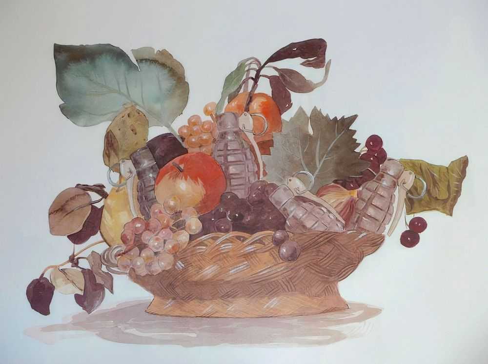 Escif, ‘Cesta Con Fruta’, 06-06-2016, Print, Offset litograph prints on Tintoretto Neve paper 260gsm, Self-released, Numbered