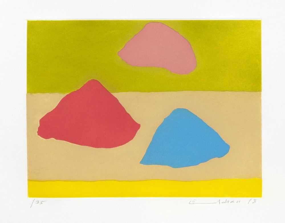 Etel Adnan, ‘Islands’, 2018, Print, Etching, null, Numbered