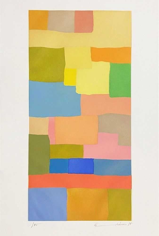 Etel Adnan, ‘Summer’, 2018, Print, Signed etching, null, Numbered