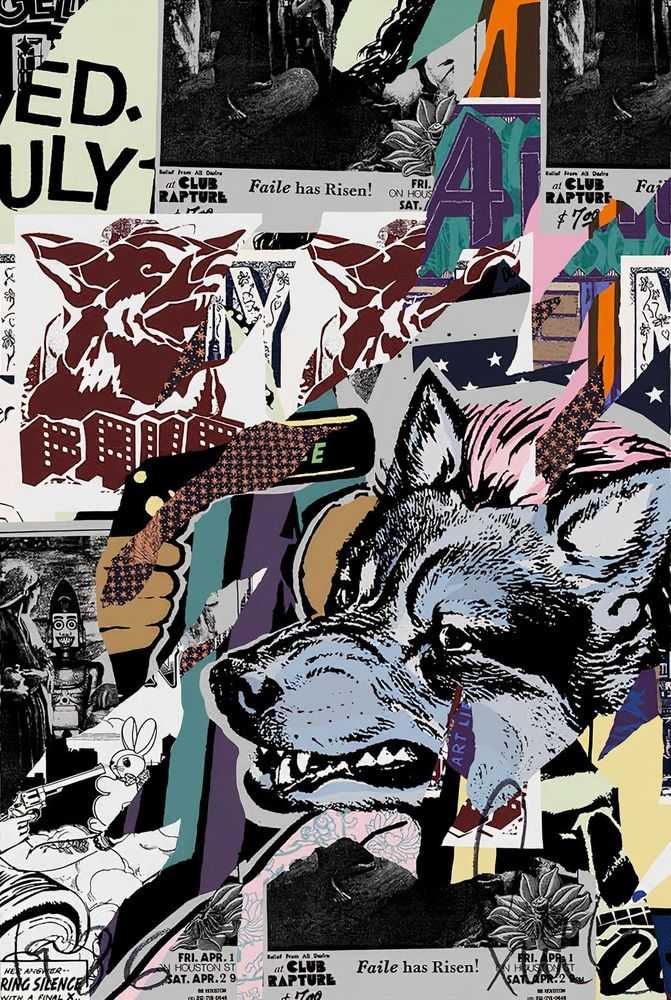 Faile, ‘Almost Rapture’, 01-12-2016, Print, 24 color silkscreen print on Coventry Rag 325gsm with deckled edges, Faile Shop, Numbered