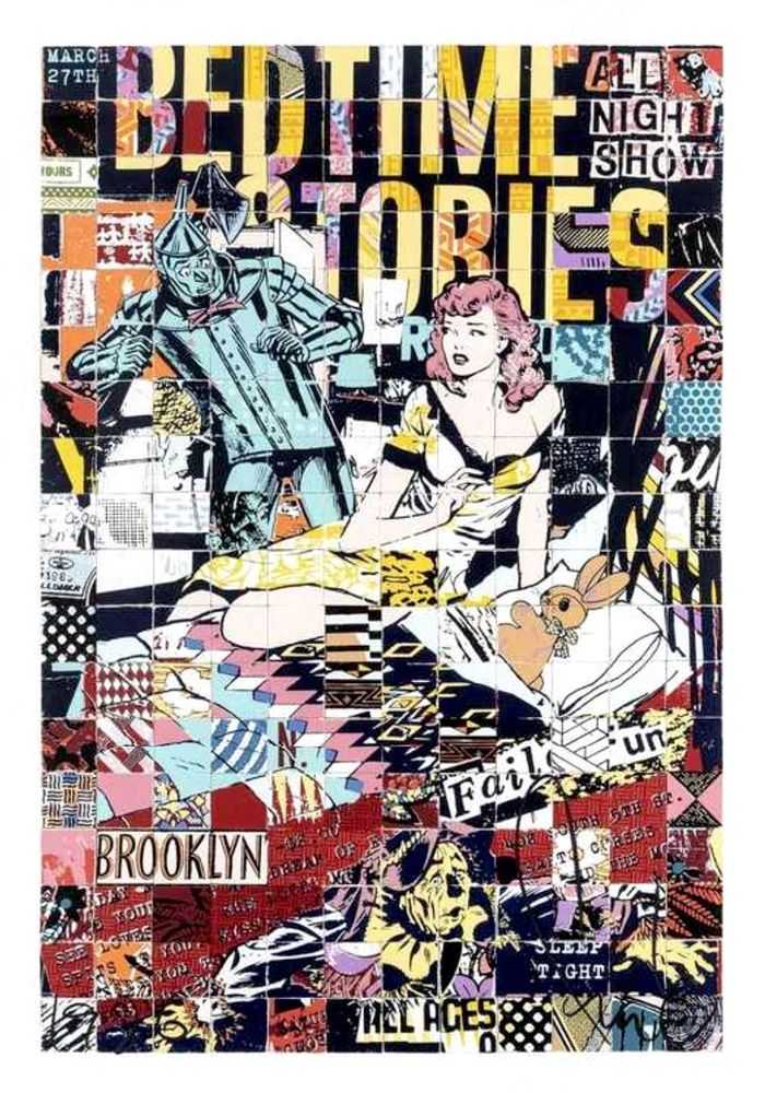 Faile, ‘Brooklyn Bedtime Stories’, 05-10-2011, Print, Screenprint in colours on 290gsm Coventry Rag paper, Paper Monster, Numbered