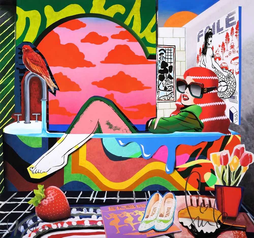 Faile, ‘Couture’, 2022, Print, Archival Pigment Ink on on Entrada 290gsm Cotton Rag, null, Numbered