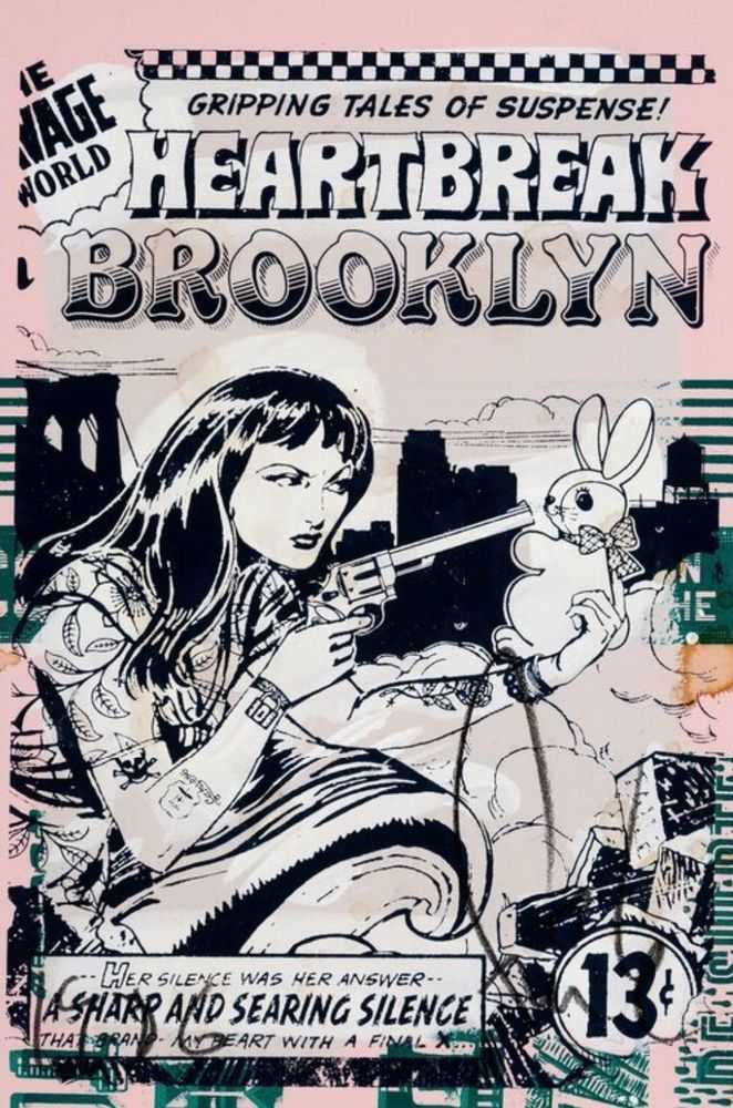 Faile, ‘Heartbreak In Brooklyn’, 10-12-2012, Print, Acrylic, Silkscreen Ink on Lenox 100, Faile Shop, Numbered, Handfinished