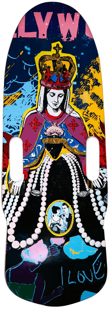 Faile, ‘Hollywood Deck’, 07-09-2019, Print, 7 ply maple wood skatedeck, Beyond The Streets, 