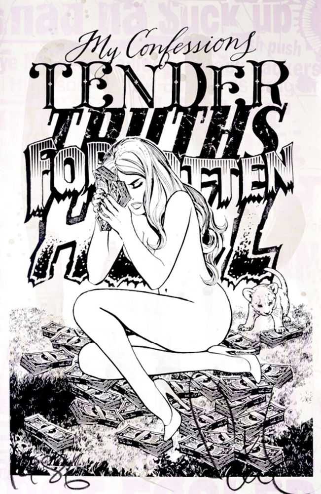 Faile, ‘My Confessions’, 26-03-2008, Print, Acrylic and silkscreen on Lenox 100 paper, Paper Monster, Numbered, Dated