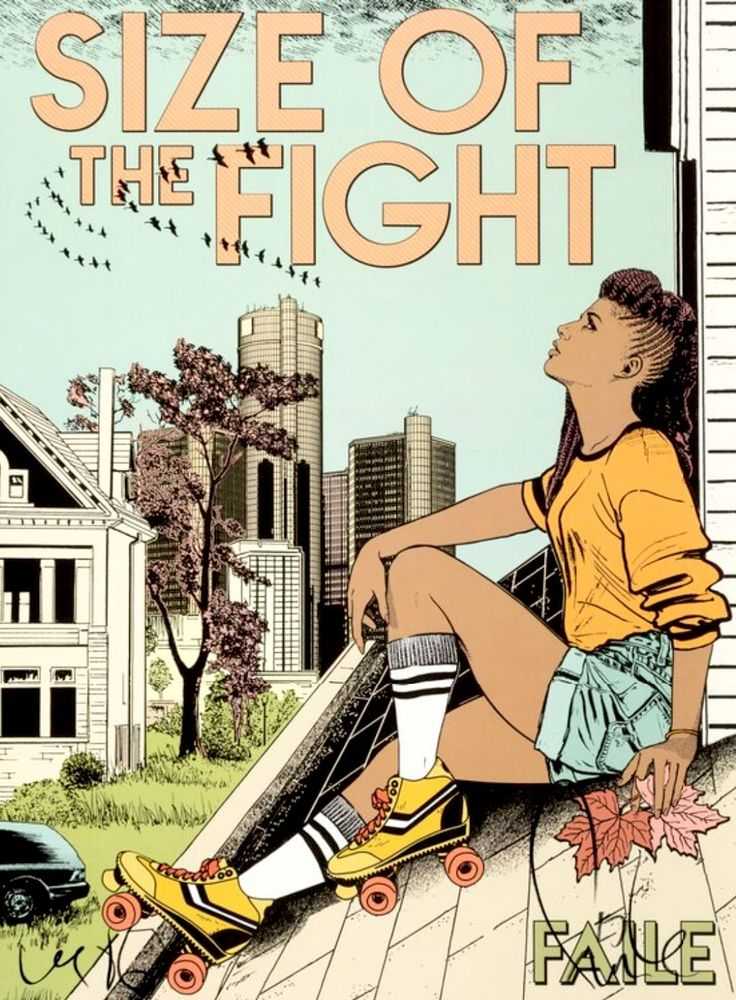 Faile, ‘The Size Of The Fight’, 24-06-2017, Print, Offset lithograph on 215gsm Mohawk paper, Faile Shop, 
