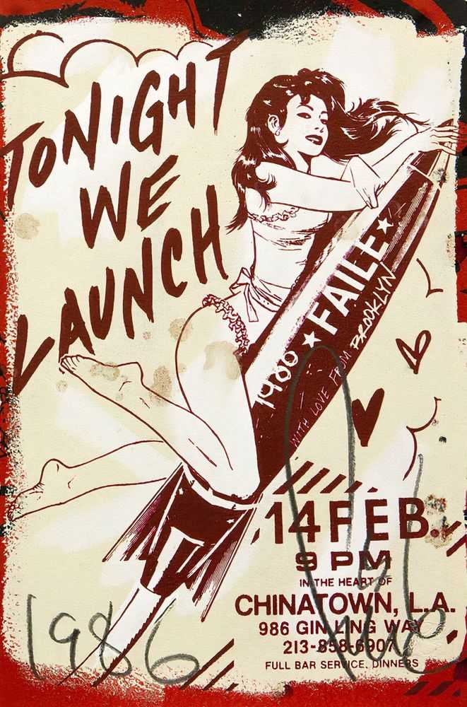 Faile, ‘Tonight We Faile’, 15-11-2012, Print, Acrylic, Silkscreen Ink on Lenox 100 Paper, Self-released, Numbered, Handfinished