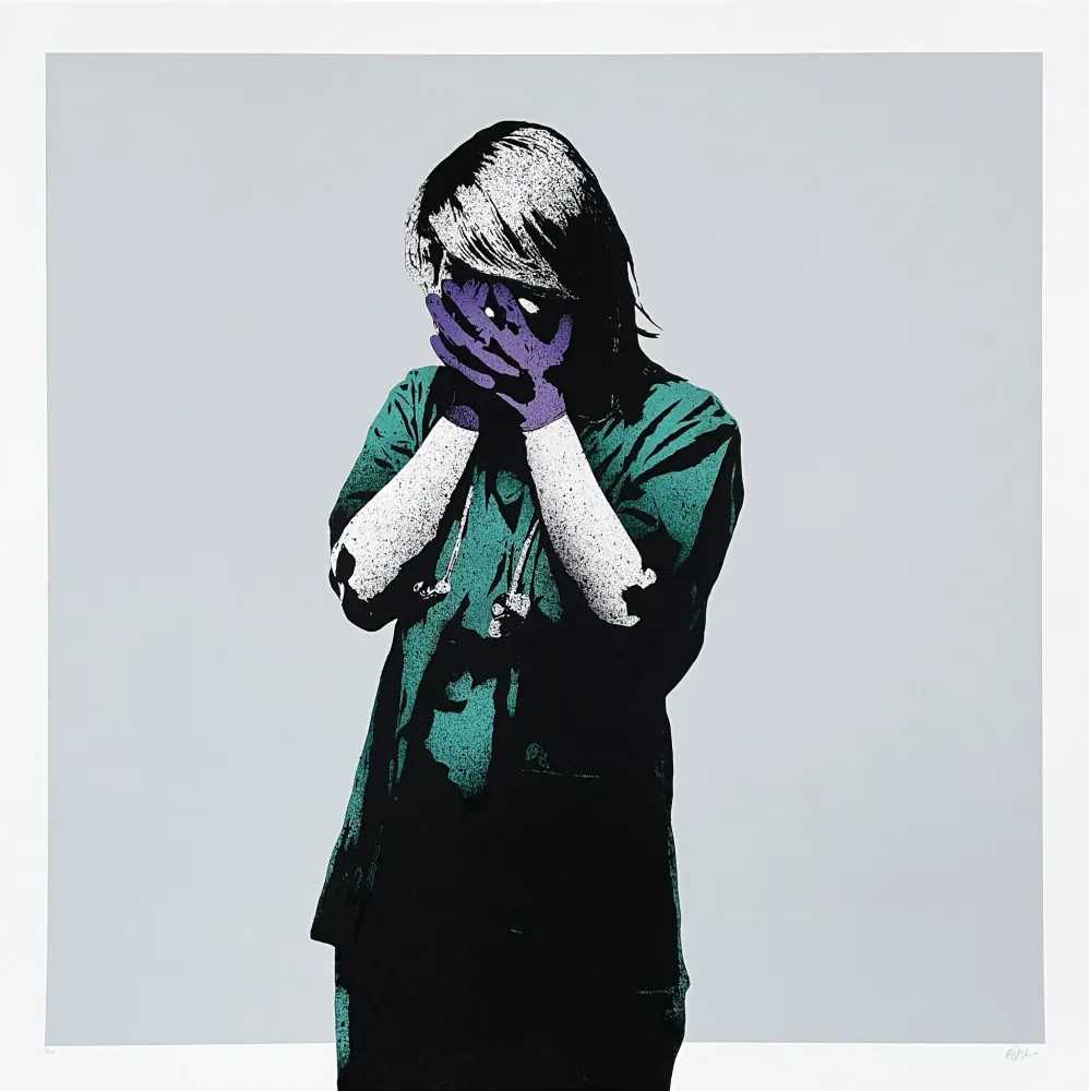 Fake, ‘Code Black’, 20-12-2021, Print, 6 color screenprint, Self Released, Numbered