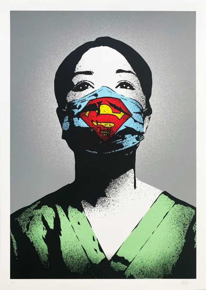 Fake, ‘Super Nurse’, 09-07-2020, Print, 6 color screen print, Self-Released, Numbered