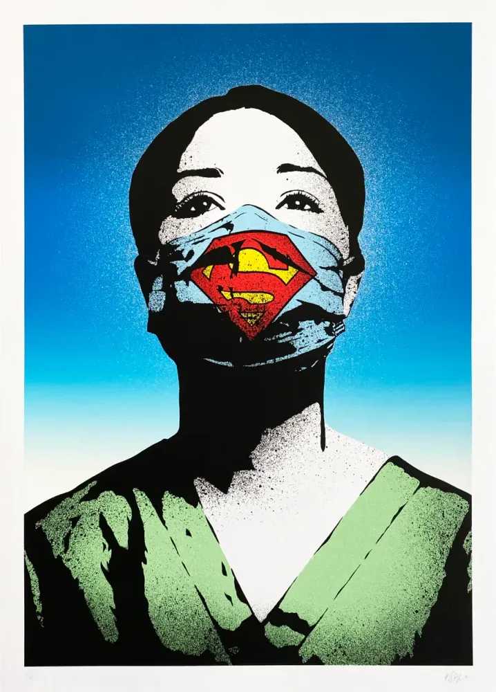 Fake, ‘Super Nurse (Special)’, 09-07-2020, Print, 6 color screen print, Self-Released, Numbered