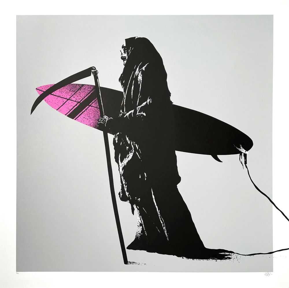 Fake, ‘The 3rd Wave (Pink)’, 06-05-2021, Print, 3 color screen print, Self Released, Numbered