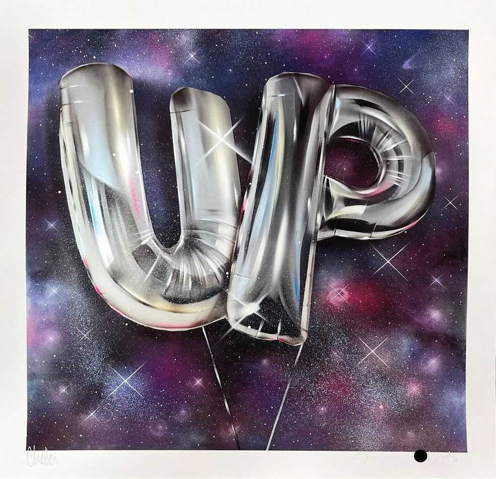 Fanakapan, ‘Up’, 12-08-2016, Print, Hand-finished pigment print, Upfest Gallery, Numbered, Handfinished