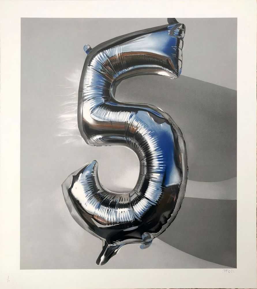 Fanakapan, ‘Five’, 21-11-2018, Print, 19 Colour Screenprint On 300gsm Somerset Paper, Graffiti Prints, Numbered