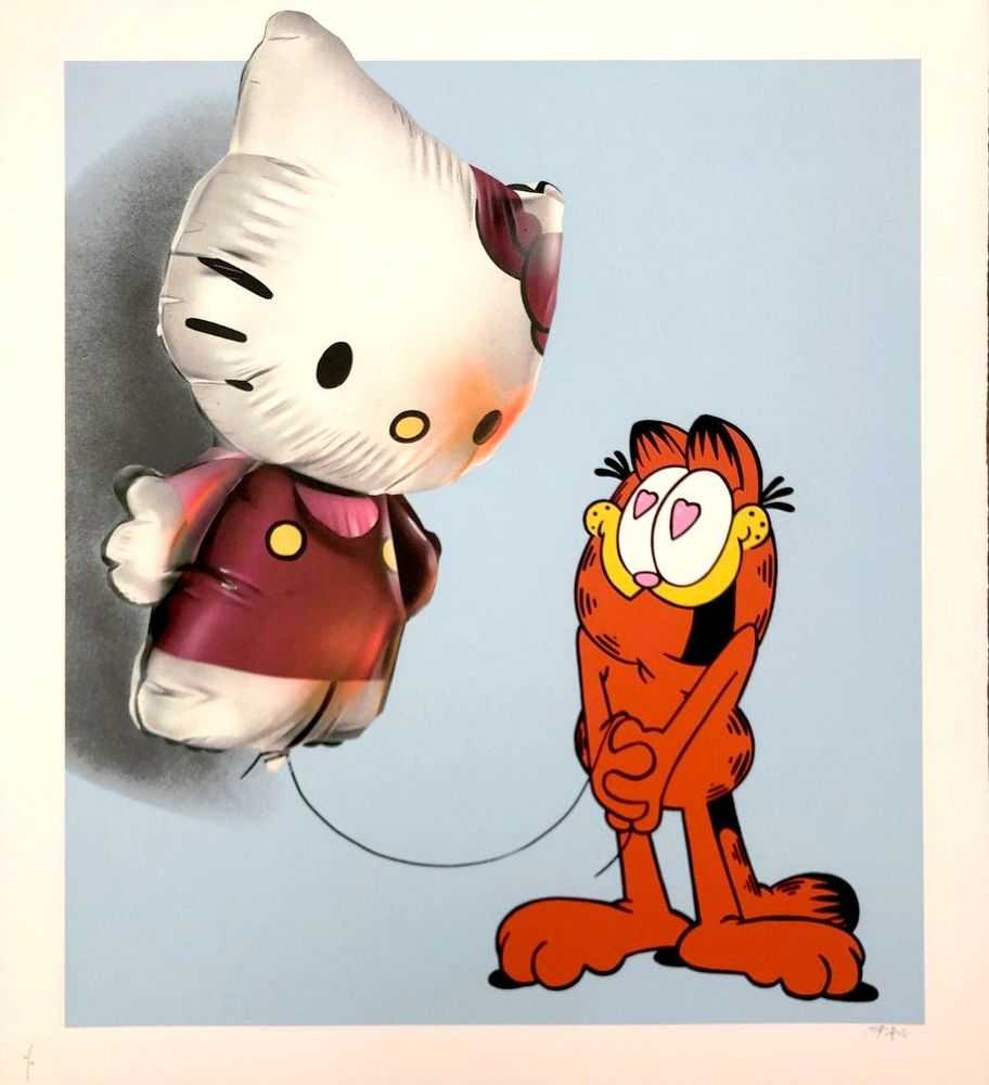 Fanakapan, ‘Hellooo Kitty (Sky)’, 27-02-2020, Print, 26 Colour Screenprint On 300gsm somerset satin Paper, Graffiti Prints, Numbered