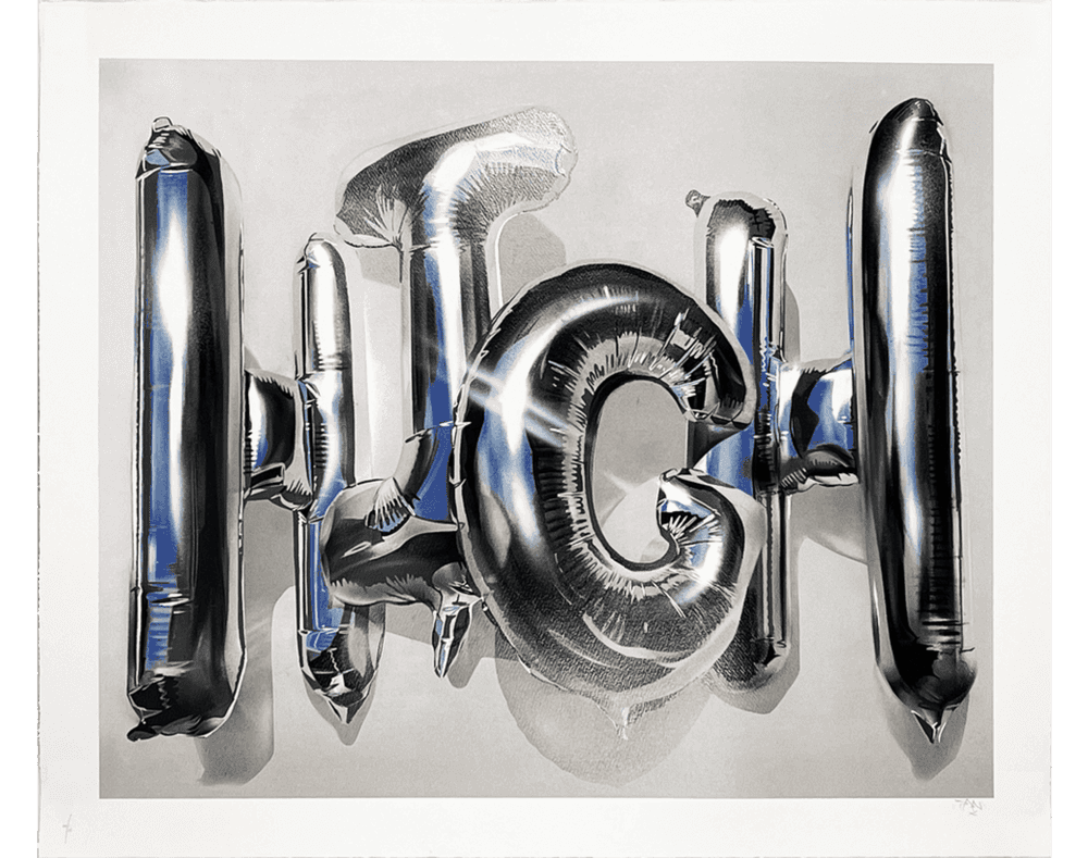 Fanakapan, ‘High’, 21-11-2018, Print, 19 Colour Screenprint On 300gsm Somerset Paper, Graffiti Prints, Numbered