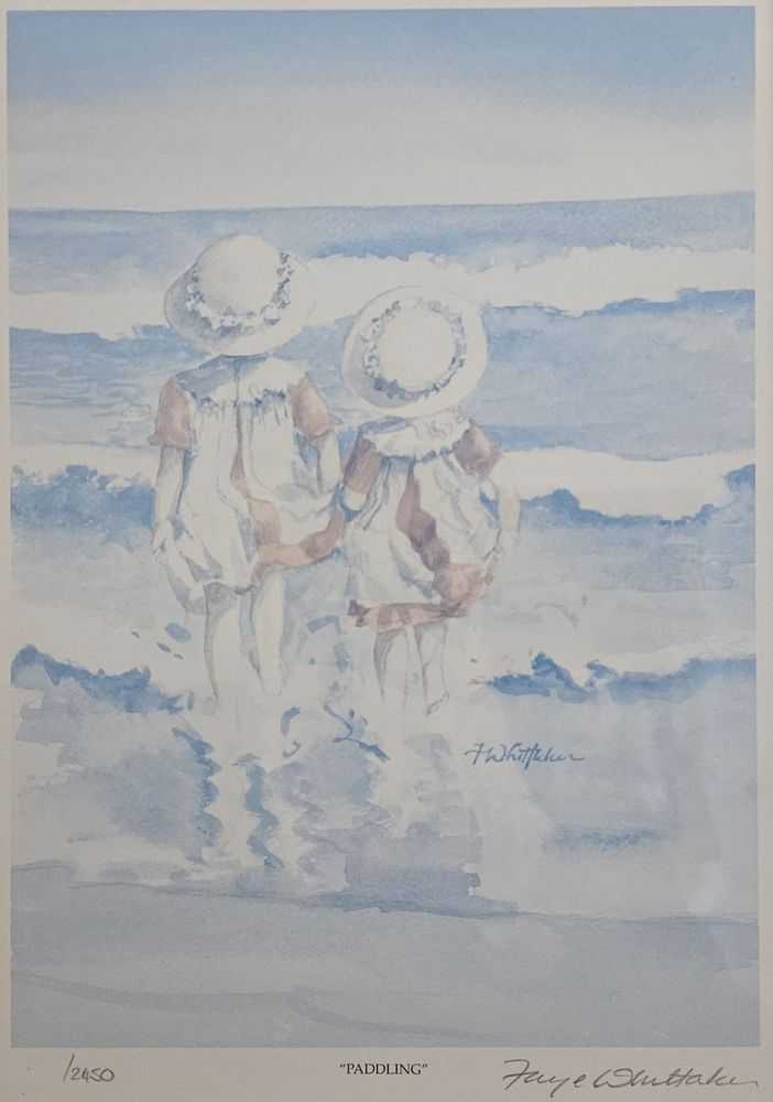 Faye Whittaker, ‘Paddling’, 01-01-1900, Print, Paper, Compton & Woodhouse, Numbered