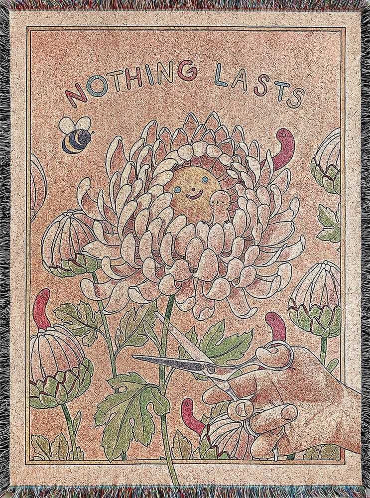 Felicia Chiao, ‘Nothing Lasts Blanket Tapestry’, 2022, Collectible, 100% cotton, Nucleus Portland, 