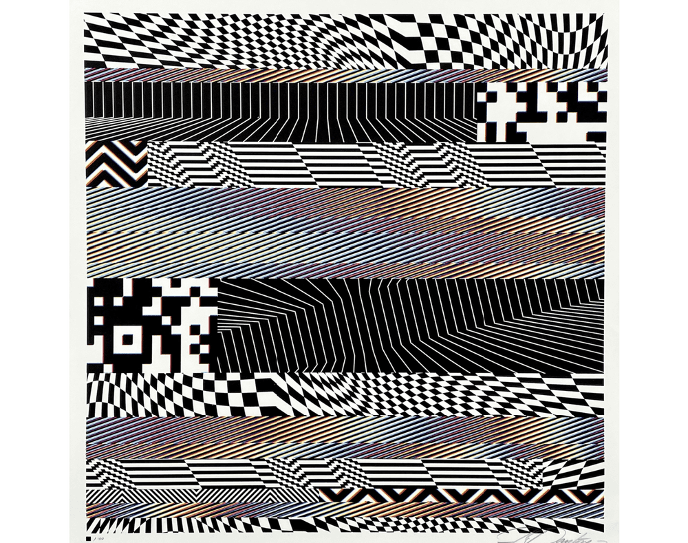 Felipe Pantone, ‘Afterimage’, 2017, Print, 2 colour Silkscreen print on high quality acid free paper, Kolly Gallery, Numbered