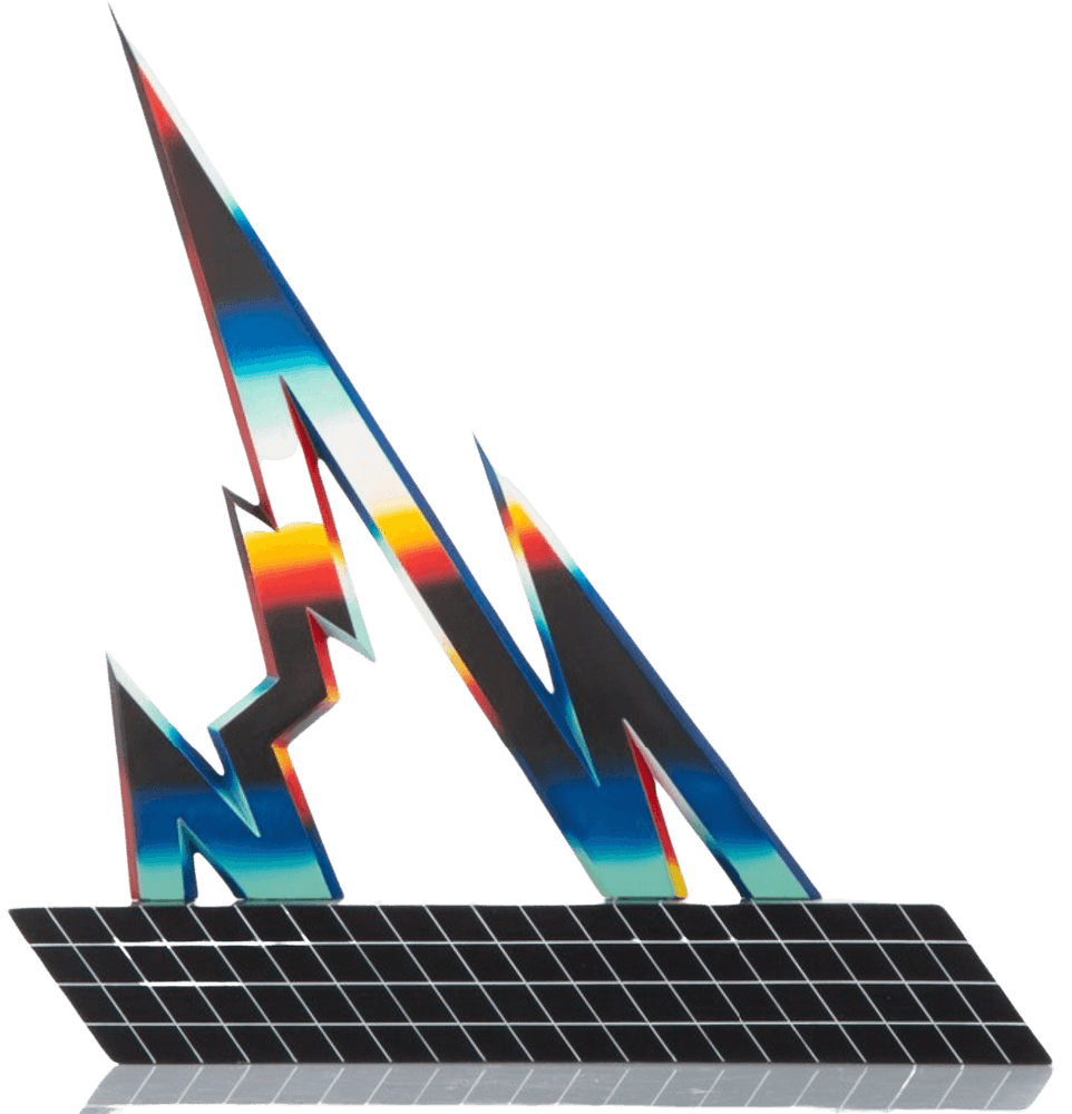 Felipe Pantone, ‘Multistabilitas’, 2019, Sculpture, Painted cast fiberglass, APPortfolio, Numbered