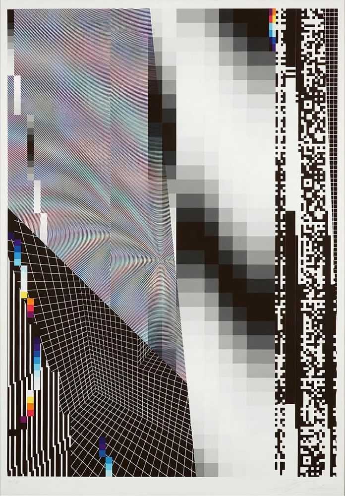 Felipe Pantone, ‘Optichromie 111’, 2019, Print, Printed on HP Z Series printer with HP Vivid inks on photo Rag Bright White 310 g/m2 paper, Underdogs Gallery, Numbered