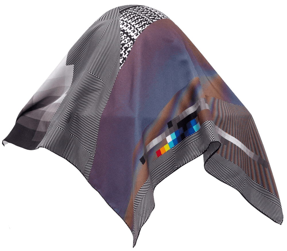 Felipe Pantone, ‘Optichromie 115 (Silk Scarf)’, 2019, Collectible, 100% silk twill with hand rolled edges, Configurable Art, Numbered