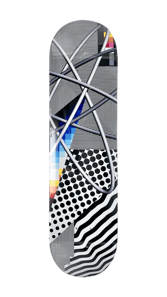 Felipe Pantone, ‘Optichromie 122 Skateboard Deck’, 2020, Collectible, Screen print on 7-ply Canadian Maple hardwood skateboard deck., null, 